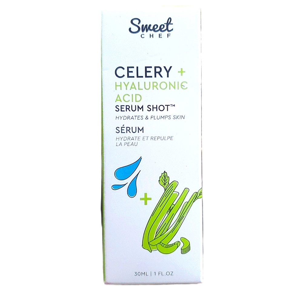 Sweet chef celery and hyaluronic acid hydrating and plumping serum